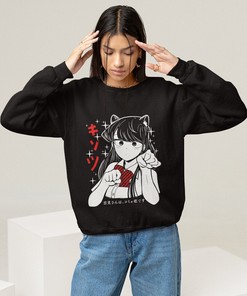 Komi Can't Communicate Sweatshirt for Manga Fans - Anime Lovers Graphic Tee