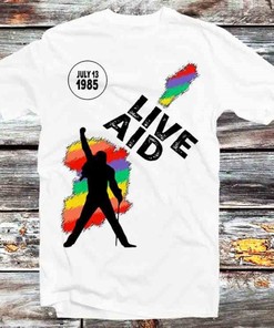 LGBT Concert Queen Band Graphic Tee - Classic and Colorful Gift for Manga Fans