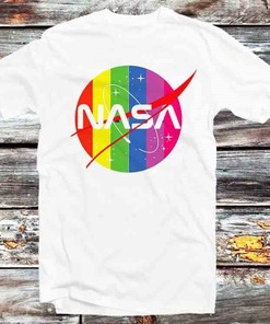 LGBT Gay Pride NASA Space Hoodie - Show Your Support for Equality and Space Exploration with This Cool Hoodie