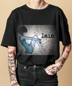 Lain Iwakura Cyberpunk T-Shirt: The Perfect Shirt for Anime Fans