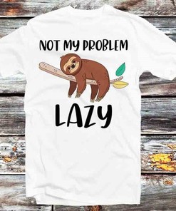 Lazy Sloth Bear Vintage Retro Tee - Perfect Gift Idea for Anime Fans