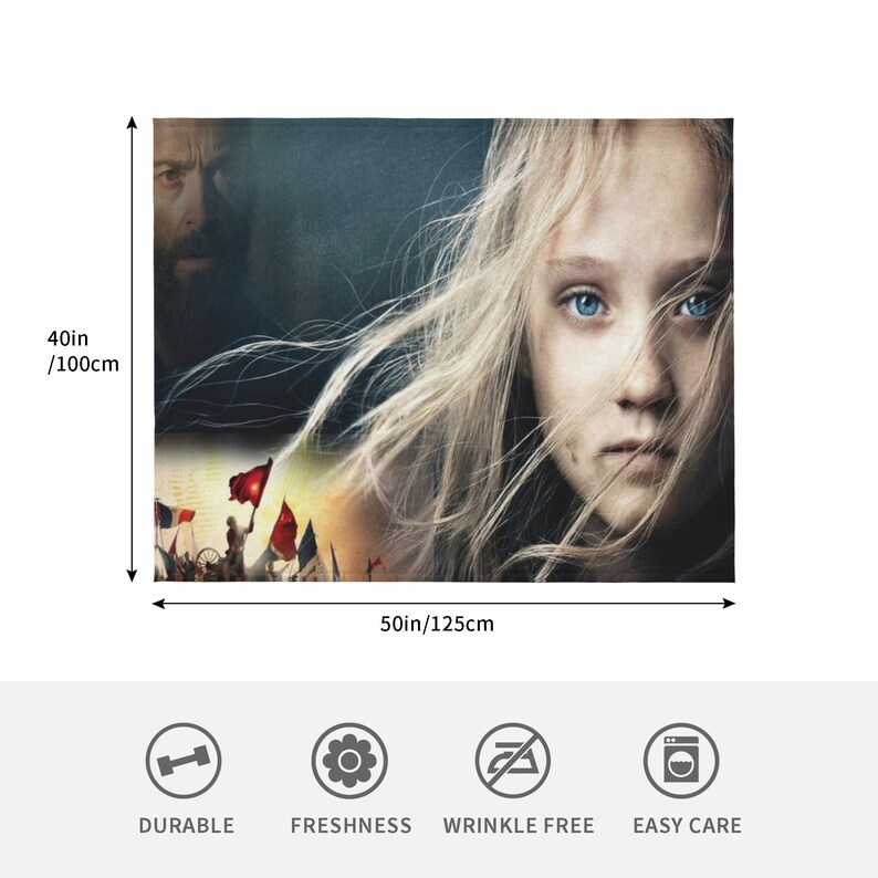 Les Miserables Themed Quilt Bedding Set Blanket - Perfect for Home Decoration and Great Gifts for Family - Image 4