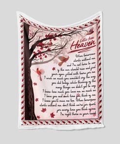 Letter From Heaven Blanket - Personalized Name Quilt Blanket Bedding Set - Great Gifts for Family and Home Decoration