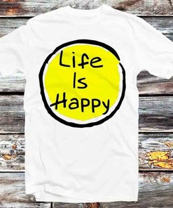 Life Is Happy Always Sunny T-Shirt - Share Your Love for Anime with This Happy and Positive Tee