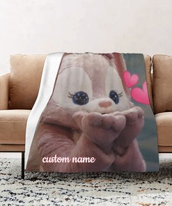 LinaBell Personalized Quilt Blanket for Home Decoration and Sofa