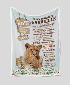 Lion Quilt Blanket Bedding Set for Mom and Daughter - Home Decoration