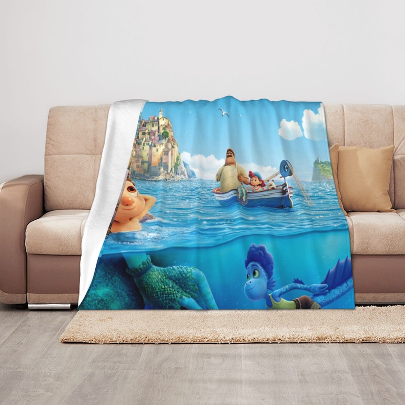 Luca Personalized Quilt Blanket Set - Great for Picnic, Bedroom Decor, Family Gifts - Image 3