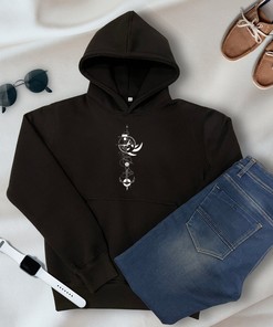 Luffy and Strawhat on an Abstract One Piece Hoodie for a Special Gift