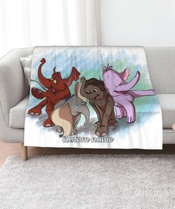 Lumpy Custom Name Quilt Blanket - Ideal for Home Decoration and Sofa Blanket