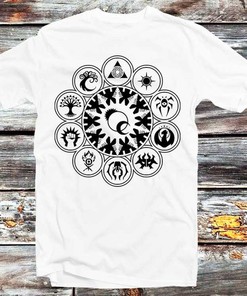 Magic of the Guilds Retro Card Game Unisex Tee - Vintage Nerdy Cool Anime Shirt