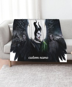 Maleficent Mistress Of Evil Quilt Blanket Bedding Set: Great for Family Gift and Home Decoration