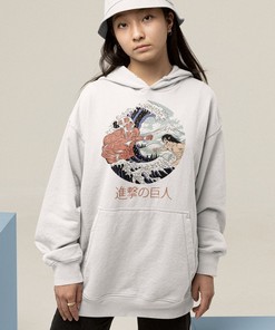 Manga Anime Streetwear Unisex Shirt - Oversize Weeaboo Hoodie - Attack On Titan Crewneck Sweatshirt - Fan Gift