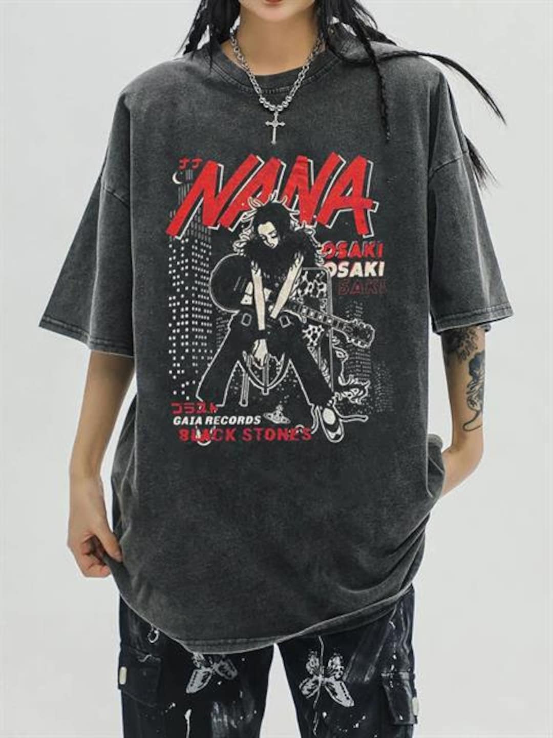 Manga Tee for Anime Lovers, Vintage Graphic Unisex Cotton Shirt, Aesthetic Japanese Fashion, Great Gift for Fans