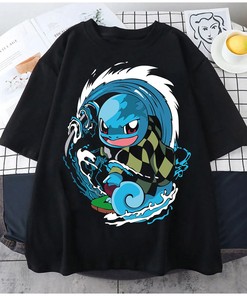 Manga Tshirt - Pokemon Lover Graphic Anime Tee, Harajuku Clothing, Anime Lover Gift