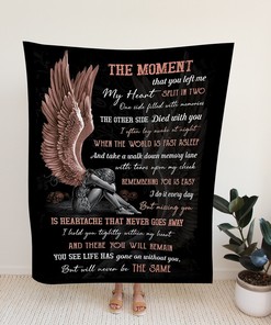 Memorial Custom Angel Quilt Blanket - Great Gifts for Family