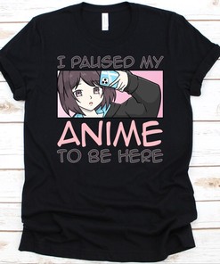 Men and Women's Manga Tee - Cute Manga Addict Design for Anime Lovers, Mangaka and Japanimation Graphics Included