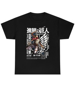 Mikasa's Anime Tee Active from Titan Series - The Best Anime Inspired Shirt for Him