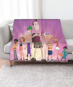 Milo Murphy's Law Quilt Blanket Set with Personalized Name - Ideal for Home Decoration & Sofa