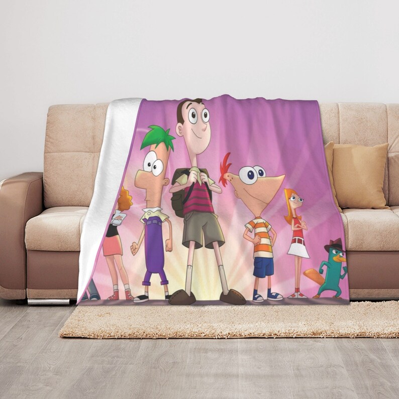 Milo Murphy's Law Quilt Blanket Set with Personalized Name - Ideal for Home Decoration & Sofa - Image 3