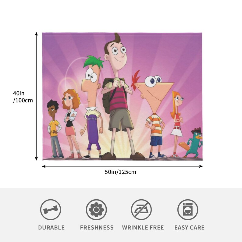 Milo Murphy's Law Quilt Blanket Set with Personalized Name - Ideal for Home Decoration & Sofa - Image 4