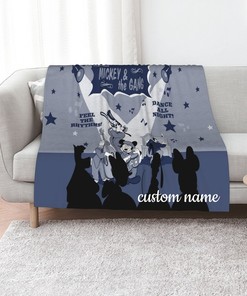 Minnie Mouse Personalized Quilt Blanket - Great Gifts for Family and Home Decoration