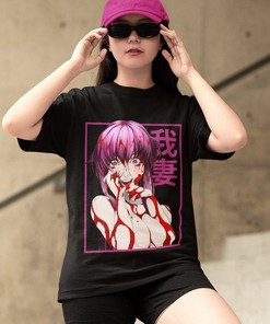 Mirai Nikki Yuno Gasai Waifu Tee - Unisex Anime Tshirt, Future Diary Manga Graphic Tee