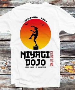 Miyagi Do Dojo Karate Kid 1984 Tee for Movie and Anime Fans - Unisex Anime Top Tee