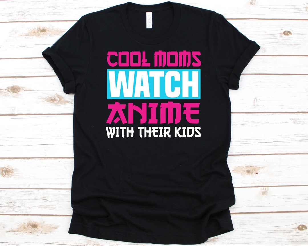 Moms Who Love Anime T-Shirt, Best Mother's Day Gift for Manga Addicts and Japan Animation Fans, Mangaka Design Included