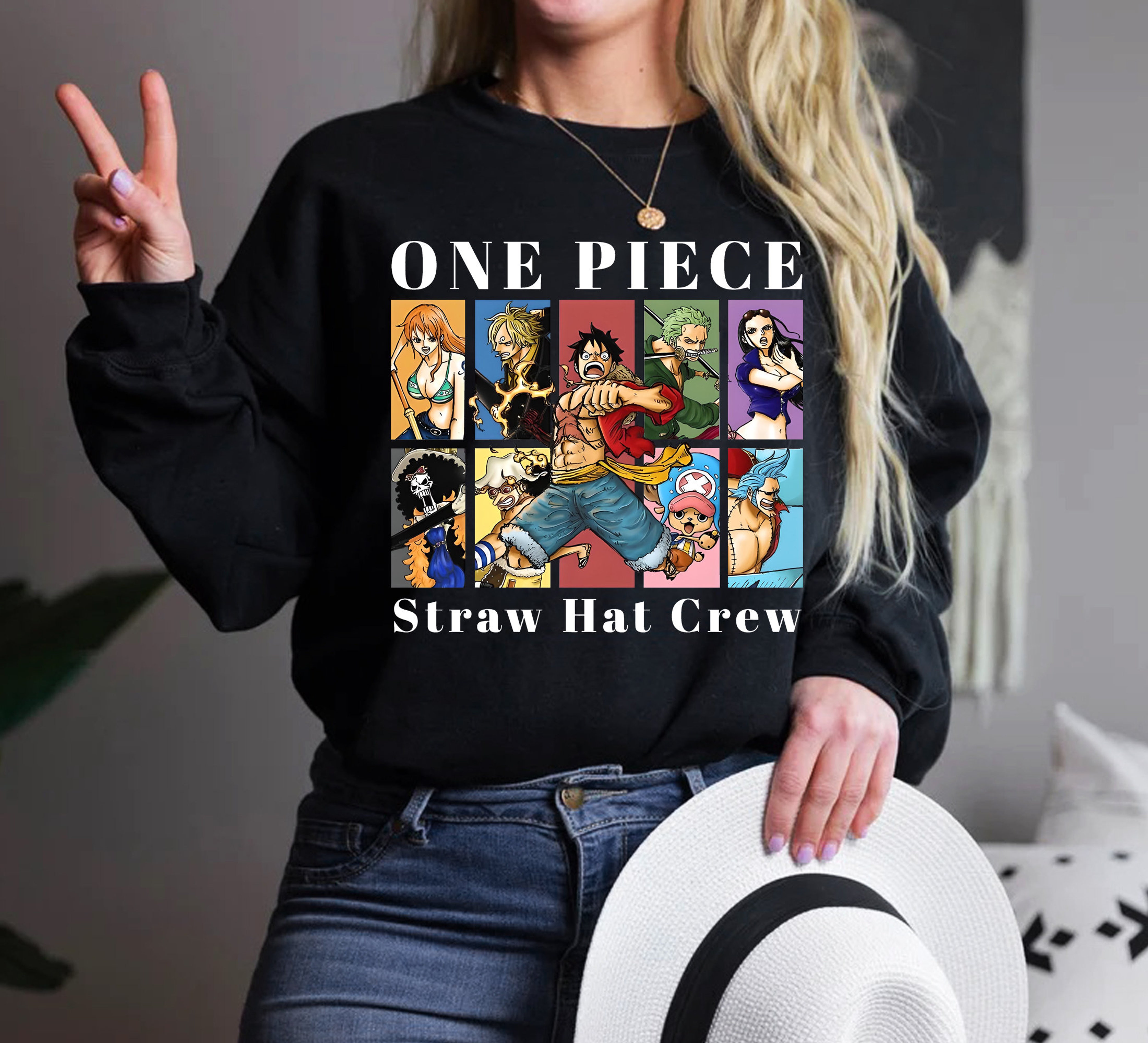 Monkey D. Luffy and Roronoa Zoro Anime Gift Manga Shirt and Tee for Fans of One Piece - Image 3