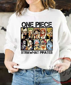 Monkey D. Luffy and Roronoa Zoro Manga Shirt, Anime Gift for Otaku