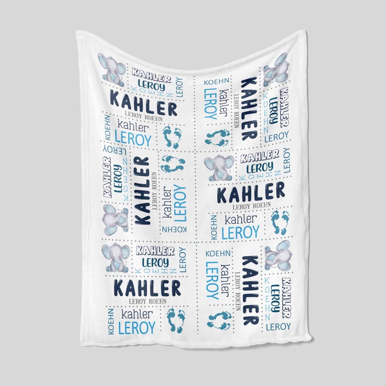 Monogrammed Quilt Blanket Bedding Set - Bedroom Decor for Baby - Image 2