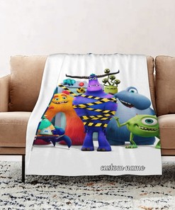 Monsters At Work Personalized Quilt Blanket for Home Decoration and Sofa