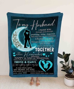 Moon Personalized Blanket for Couple - Perfect for Home Decoration and Great Gifts for Family