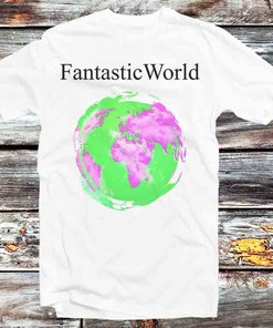 Mother Nature Universe Hoodie - Fantastic Green Pink World Vintage Retro Hoodie for Fans of Science, Nature, and Anime