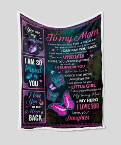 Mother Personalized Quilt Bedding Set Blanket for Mom - Ideal for Home Decoration and Great Gifts for Family
