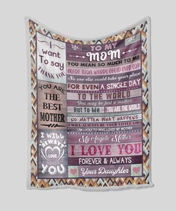 Mother Personalized Quilt Bedding Set Blanket for Mom - Perfect Gifts for Family Home Decoration