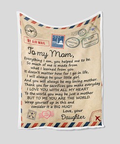 Mother Personalized Quilt Bedding Set Blanket for Mom - Perfect Gifts for Family and Home Decoration