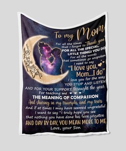 Mother Personalized Quilt Bedding Set Blanket for Mom - Perfect Home Decoration and Great Gifts for Family