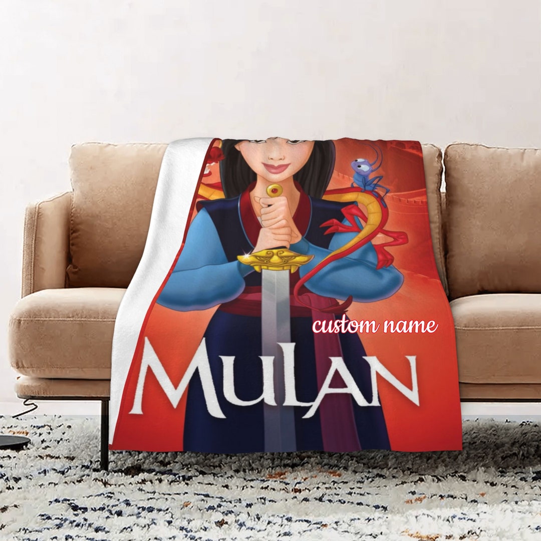 Mulan Personalized Quilt Blanket - Perfect for Home Decoration & Great Gift for Family