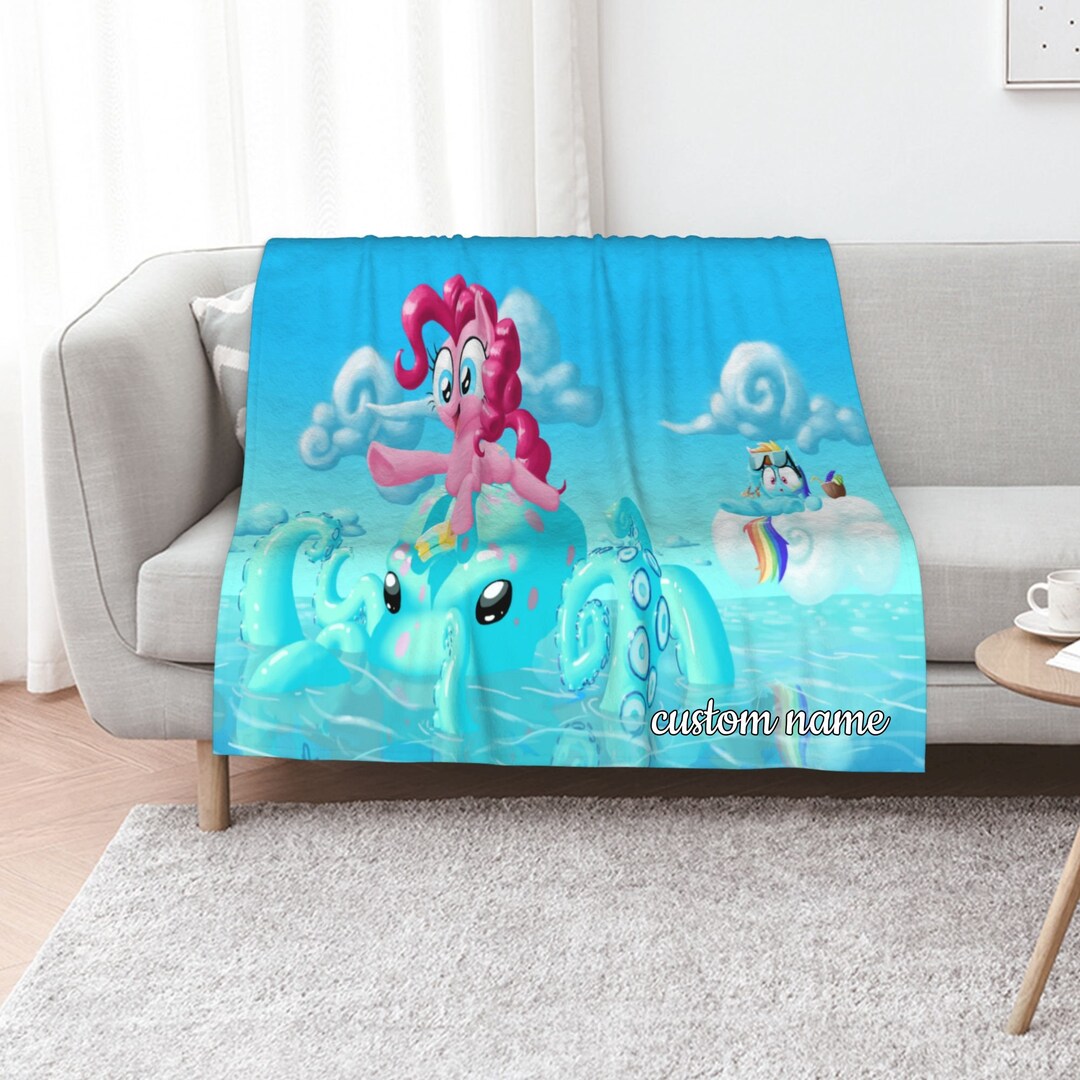 My Little Pony Custom Name Quilt Bedding Set - Perfect for Home Decoration, Family Gifts, Sofa Blanket