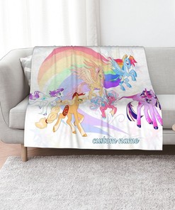 My Little Pony Quilt Blanket Bedding Set: Ideal for Home Decoration and Sofa Blanket