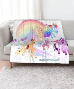 My Little Pony Quilt Blanket Bedding Set: Ideal for Home Decoration and Sofa Blanket