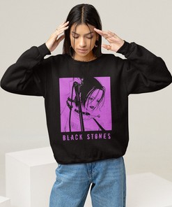 Nana Osaki Black Stones Comfy Sweatshirt - Cozy Sweater for Nana Anime Lovers