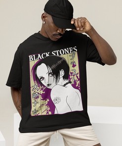 Nana Osaki Black Stones Trendy Graphic Tee - Stylish Anime Tee for Music Fans