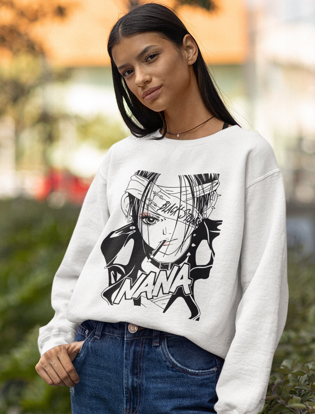Nana Osaki and Black Stones Manga Sweater - Unisex Anime Sweatshirt, Otaku Manga Graphic Tee, Anime Lover Sweater, Fan Gift