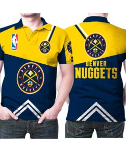 Nba Denver Nuggets Logo Pattern 3d Designed For Denver Nuggets Fans Denver Nuggets Lovers Polo Shirt All Over Print Shirt 3d T-shirt
