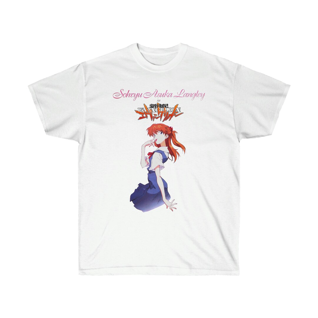Neon Genesis Evangelion Shirt - Asuka Langley Graphic Tee for Anime Fans and Gift Ideas
