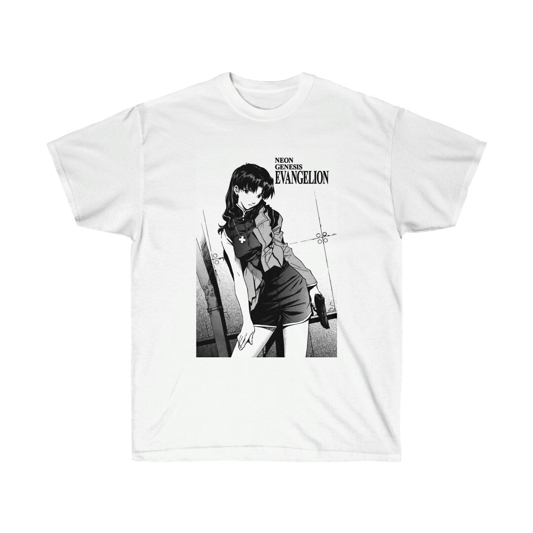 Neon Genesis Evangelion Shirt - Misato Katsuragi Graphic Tee for Anime Fans and Gift Ideas