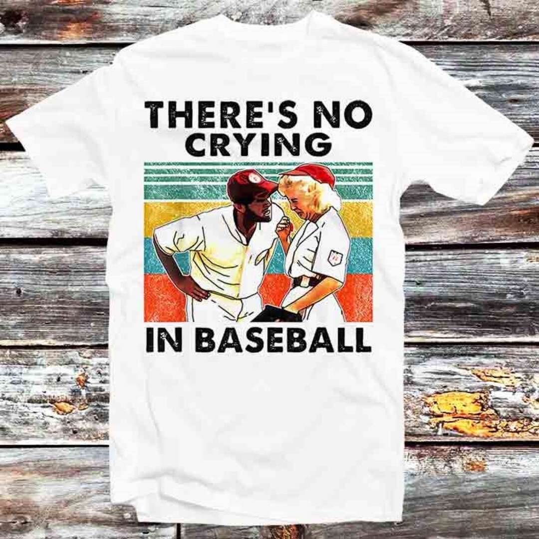 No Crying in Baseball Hoodie - Vintage Anime Sweatshirt for Sports Fans, Great Gift