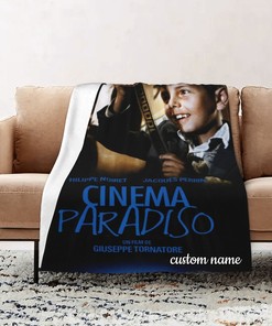 Nuovo Cinema Paradiso Quilt Blanket: Personalized Gift for Living Room and Sofa Blanket